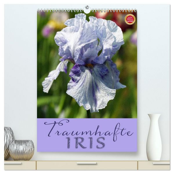 Produktbild: Traumhafte Iris (hochwertiger Premium Wandkalender 2026 DIN A2 hoch), Kunstdruck in Hochglanz