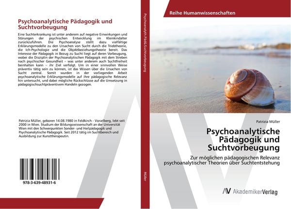 Produktbild: Psychoanalytische P&auml;dagogik und Suchtvorbeugung