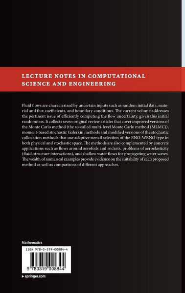Produktbild: Uncertainty Quantification in Computational Fluid Dynamics