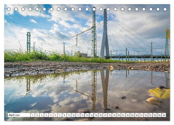 Produktbild: Halle-Saale - Meine Stadt im Spiegel (Tischkalender 2026 DIN A5 quer), CALVENDO Monatskalender