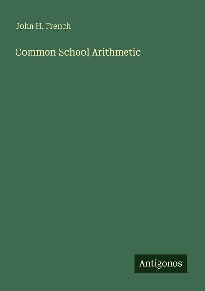 Produktbild: Common School Arithmetic