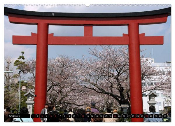 Produktbild: Tempel, Schreine und Burgen Japans (Wandkalender 2026 DIN A2 quer), CALVENDO Monatskalender