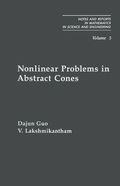 Produktbild: Nonlinear Problems in Abstract Cones