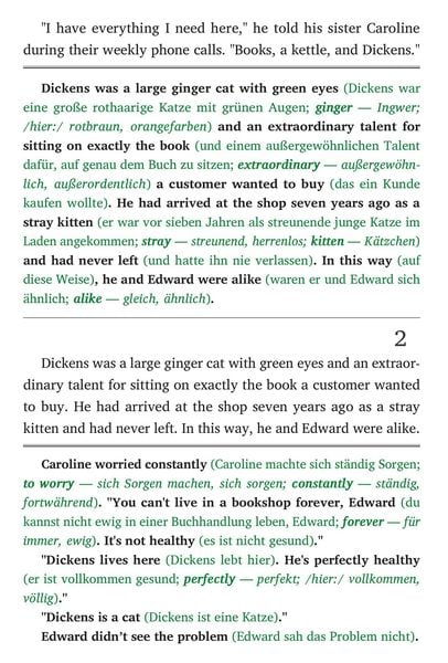 Produktbild: Englisch lernen mit lustigen Kurzgeschichten (A1-A2) - Nine Lives in the Bookshop (+ Audio-CD)