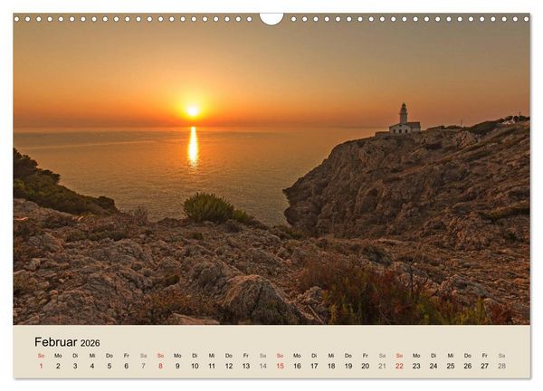 Produktbild: Mallorca - Traumhafte Balearen Insel (Wandkalender 2026 DIN A3 quer), CALVENDO Monatskalender
