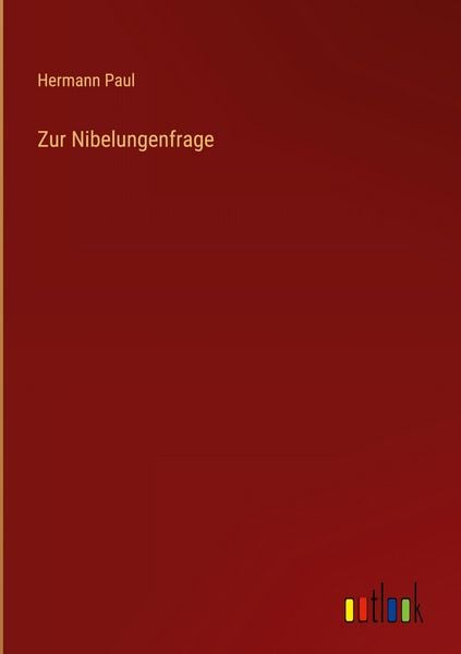 Produktbild: Zur Nibelungenfrage