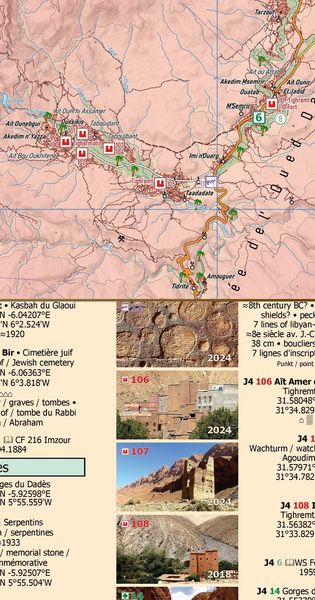 Produktbild: N10: A&iuml;t Bouguemez - M&rsquo;Semrir - Boumalne Dad&egrave;s - Kel&acirc;a M&rsquo;Gouna + Stra&szlig;e der Kasbahs III + GPS-Waypoints