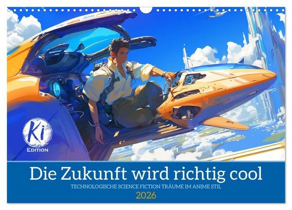 Produktbild: Die Zukunft wird richtig cool (Wandkalender 2026 DIN A3 quer), CALVENDO Monatskalender