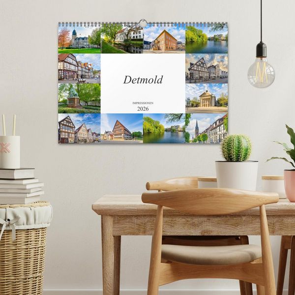 Produktbild: Detmold Impressionen (Wandkalender 2026 DIN A3 quer), CALVENDO Monatskalender
