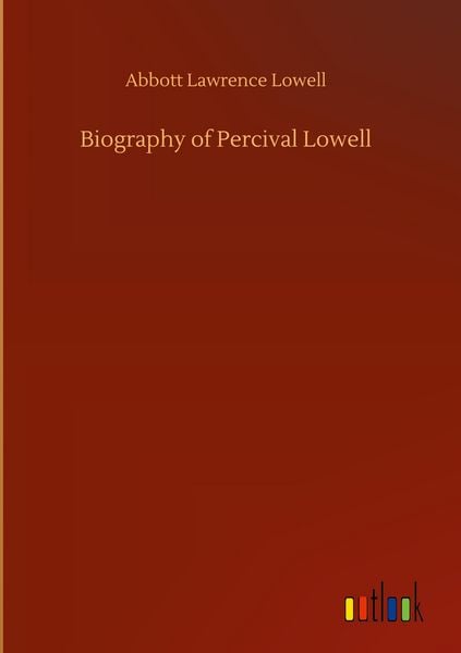 Produktbild: Biography of Percival Lowell