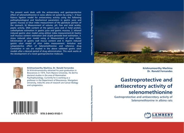Produktbild: Gastroprotective and antisecretory activity of selenomethionine