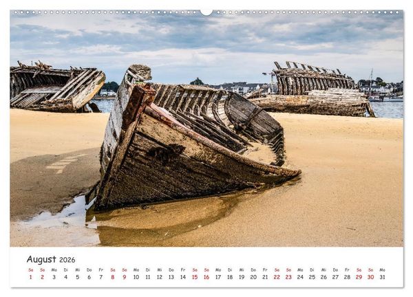 Produktbild: Unterwegs im Morbihan (Wandkalender 2026 DIN A2 quer), CALVENDO Monatskalender