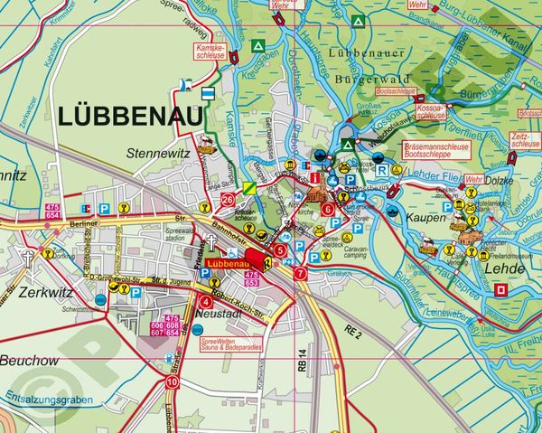 Produktbild: Pharus-Plan Spreewald 1:40000