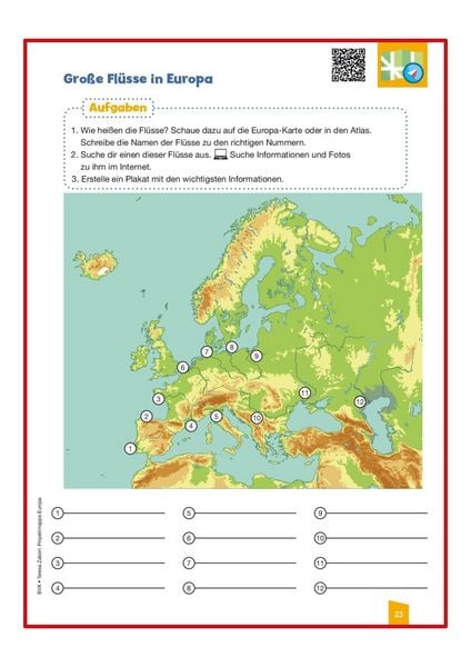 Produktbild: Projektmappe Europa