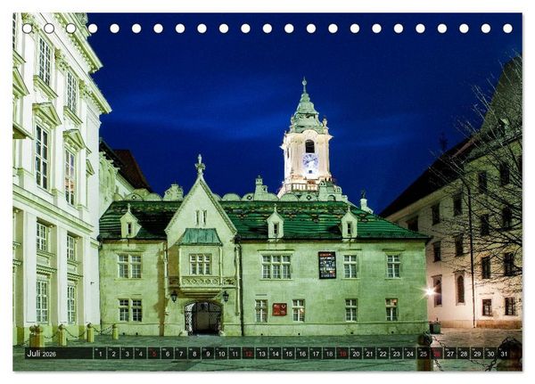 Produktbild: Donaumetropole Bratislava (Tischkalender 2026 DIN A5 quer), CALVENDO Monatskalender