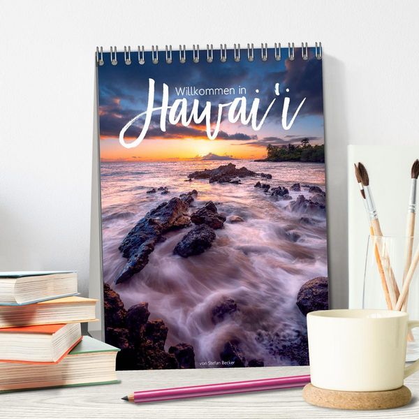 Produktbild: Willkommen in Hawai'i (Tischkalender 2026 DIN A5 hoch), CALVENDO Monatskalender