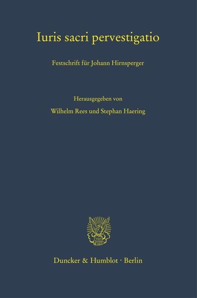 Produktbild: Iuris sacri pervestigatio.