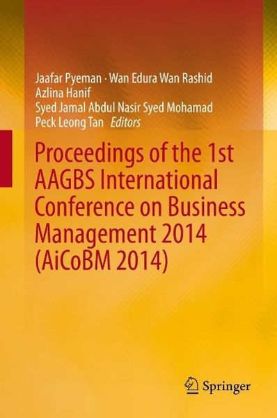 Produktbild: Proceedings of the 1st AAGBS International Conference on Business Management 2014 (AiCoBM 2014)