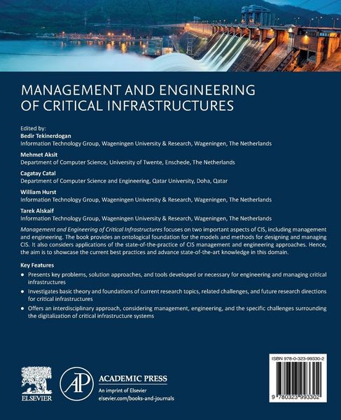 Produktbild: Management and Engineering of Critical Infrastructures