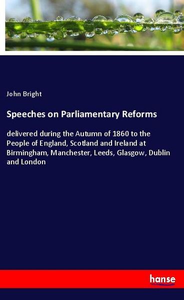 Produktbild: Speeches on Parliamentary Reforms