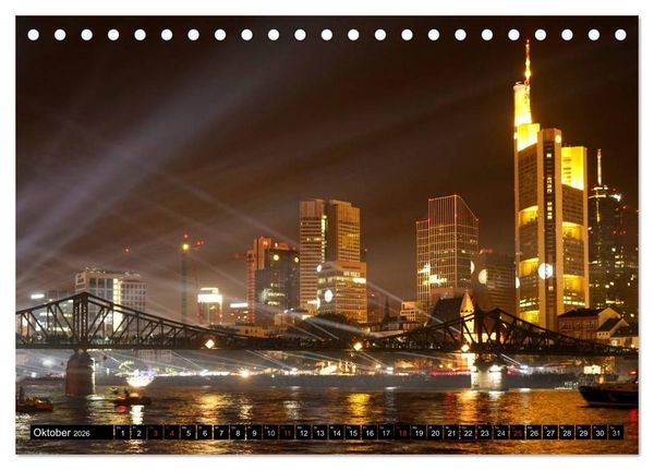 Produktbild: Frankfurt am Main (Tischkalender 2026 DIN A5 quer), CALVENDO Monatskalender