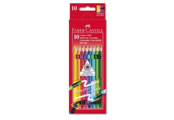 Faber-Castell Buntstifte Colour Grip, 10er Set