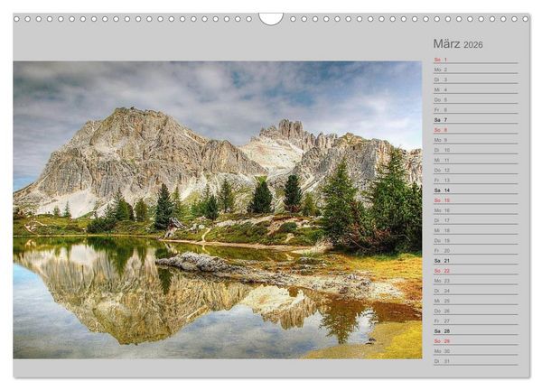 Produktbild: Ufer der Tr&auml;ume (Wandkalender 2026 DIN A3 quer), CALVENDO Monatskalender