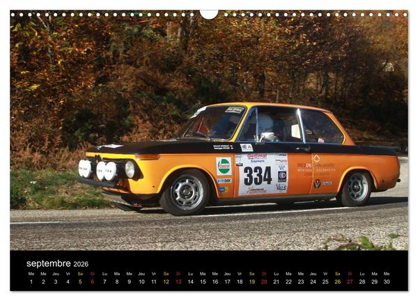 Produktbild: Rallye Vieilles Voitures (Calendrier mural 2026 DIN A3 vertical), CALVENDO calendrier mensuel