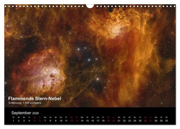 Produktbild: Juwelen des Nachthimmels (Wandkalender 2026 DIN A3 quer), CALVENDO Monatskalender