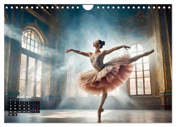 Produktbild: BALLETT - ein Hauch Magie (Wandkalender 2026 DIN A4 quer), CALVENDO Monatskalender
