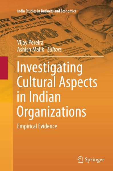 Produktbild: Investigating Cultural Aspects in Indian Organizations