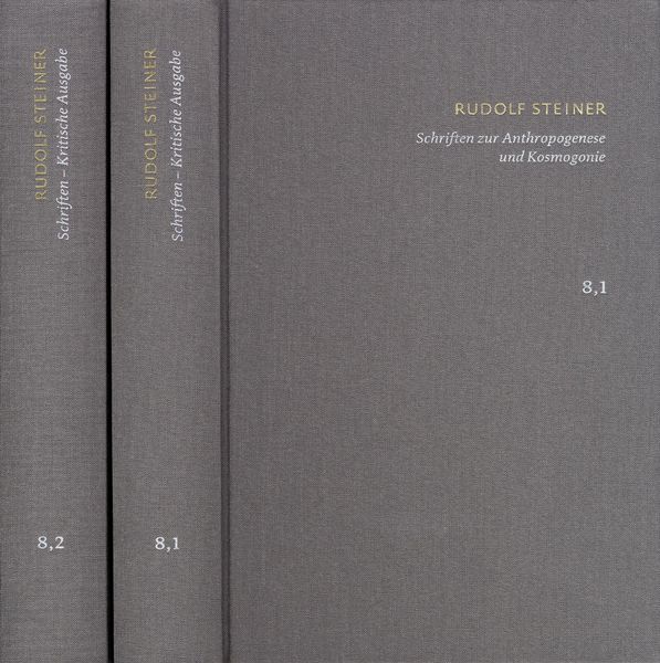 Produktbild: Rudolf Steiner: Schriften. Kritische Ausgabe / Band 8,1-2: Schriften zur Anthropogenese und Kosmogonie