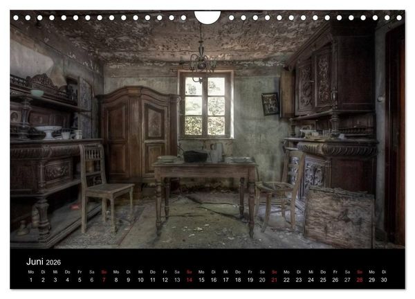 Produktbild: Lost Places - Verlassene Orte (Wandkalender 2026 DIN A4 quer), CALVENDO Monatskalender