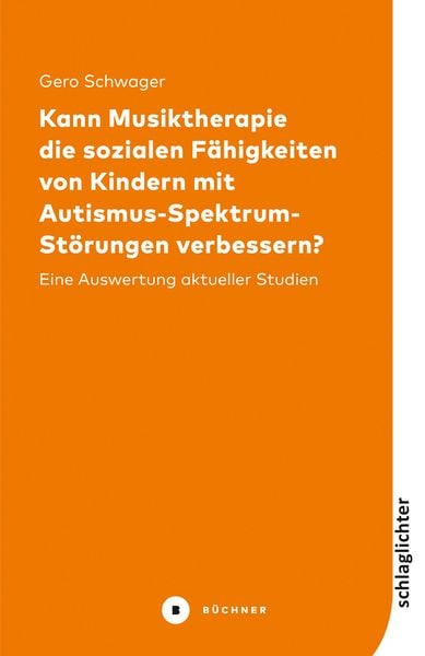 Produktbild: Kann Musiktherapie die sozialen F&auml;higkeiten von Kindern mit Autismus-Spektrum-St&ouml;rungen verbessern?