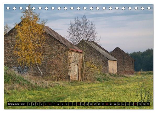 Produktbild: Brandenburg'sche Impressionen (Tischkalender 2026 DIN A5 quer), CALVENDO Monatskalender
