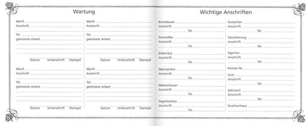 Produktbild: Logbuch Segeltuch