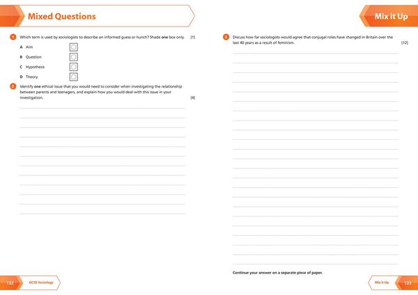 Produktbild: AQA GCSE 9-1 Sociology All-in-One Complete Revision and Practice