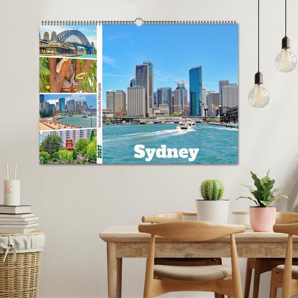 Produktbild: Sydney - beeindruckende Metropole (Wandkalender 2027 DIN A2 quer), CALVENDO Monatskalender