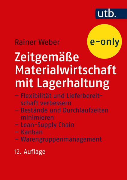 Produktbild: Zeitgem&auml;&szlig;e Materialwirtschaft mit Lagerhaltung