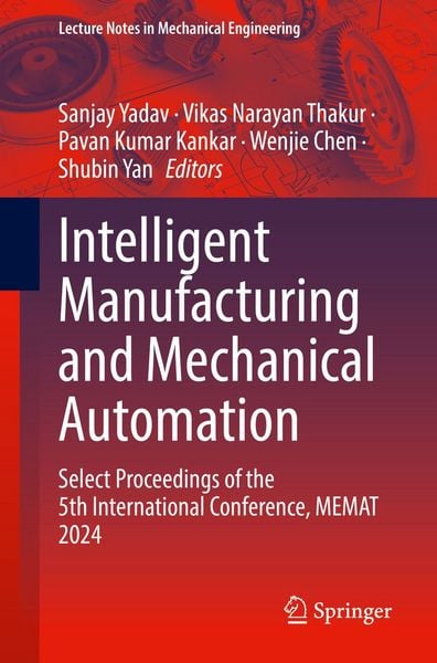 Produktbild: Intelligent Manufacturing and Mechanical Automation