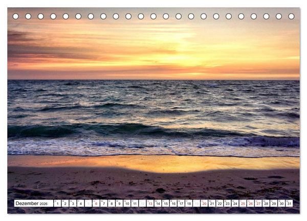 Produktbild: Naturschauspiel Dar&szlig;er Weststrand (Tischkalender 2026 DIN A5 quer), CALVENDO Monatskalender