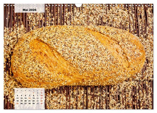 Produktbild: BROTART / 2026 (Wandkalender 2026 DIN A3 quer), CALVENDO Monatskalender