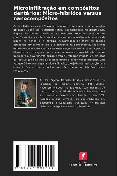 Produktbild: Microinfiltra&ccedil;&atilde;o em comp&oacute;sitos dent&aacute;rios: Micro-h&iacute;bridos versus nanocomp&oacute;sitos