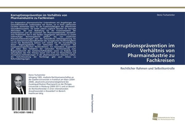 Produktbild: Korruptionspr&auml;vention im Verh&auml;ltnis von Pharmaindustrie zu Fachkreisen
