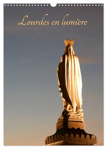 Produktbild: Lourdes en lumi&egrave;re (Calendrier mural 2026 DIN A3 horizontal), CALVENDO calendrier mensuel