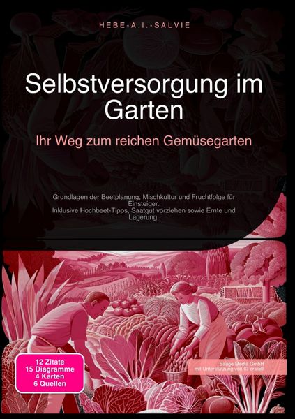Selbstversorgung im Garten: Ihr Weg zum reichen Gemüsegarten, Taschenbuch von Hebe A.I. Salvie, Epubli, 9783565190393