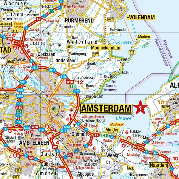 Produktbild: MARCO POLO Reisekarte Niederlande 1:275.000