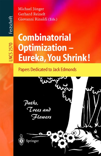 Produktbild: Combinatorial Optimization -- Eureka, You Shrink!