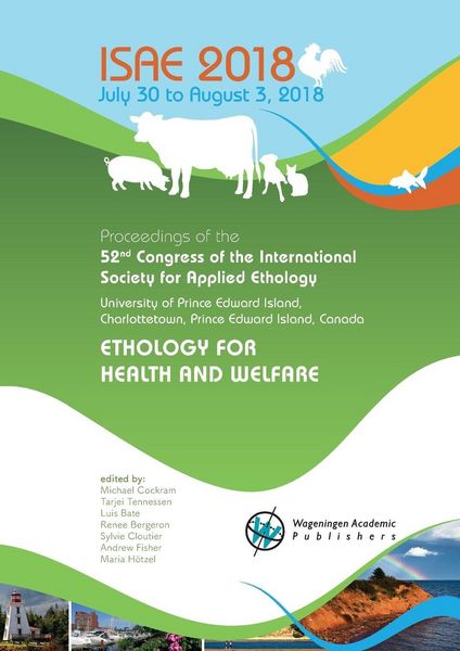 Produktbild: Proceedings of the 52nd Congress of the International Society for Applied Ethology