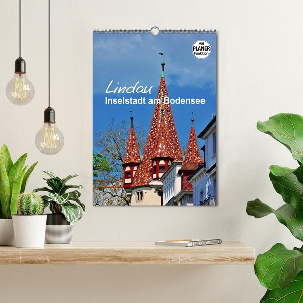 Produktbild: Lindau - Inselstadt am Bodensee (Wandkalender 2026 DIN A3 hoch), CALVENDO Monatskalender